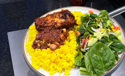 Fish Stew + yellow rice